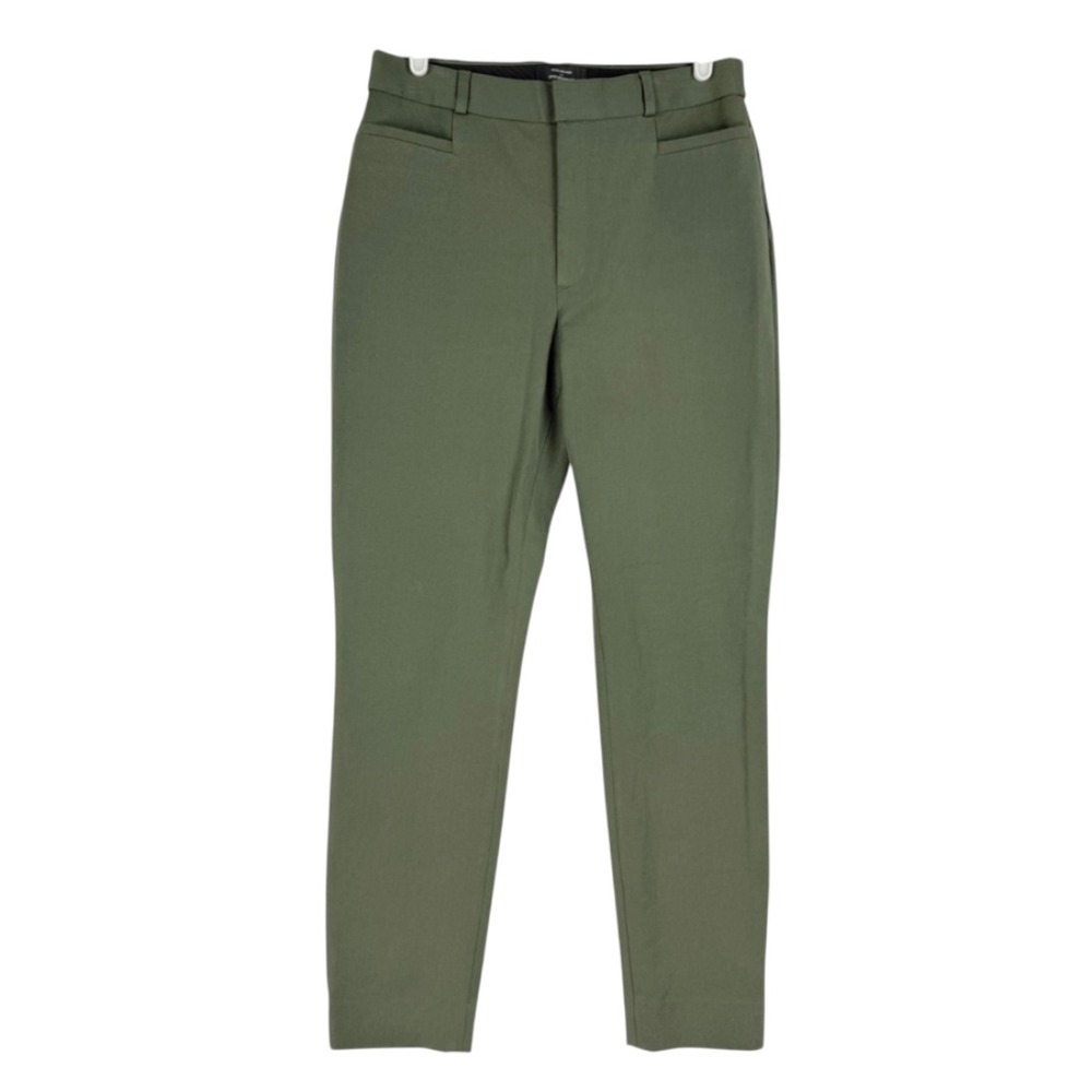BANANA REPUBLIC Sloan Skinny Chino Pants OLIVE GREEN COTTON STRETCH Canvas 12